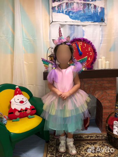 Новогодний костюм для девочки 98 104