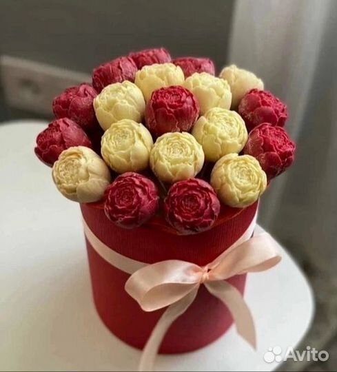 Шоколадные пионы