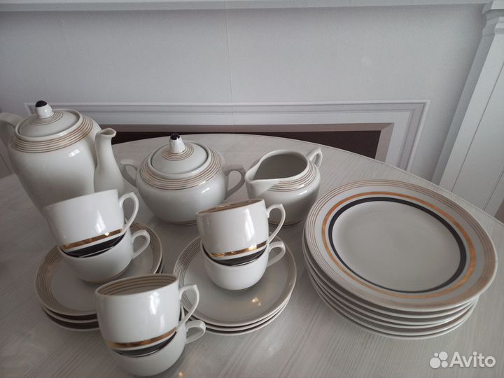 Чайный сервиз Дороги вербилки СССР и предметы