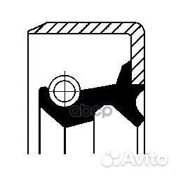 Сальник 40*64*12/17,5/Corteco/ 19016587B Corteco