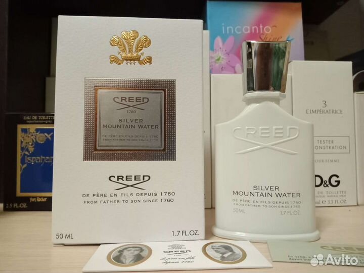 Creed silver mountain water 50ml оригинал lot*C891