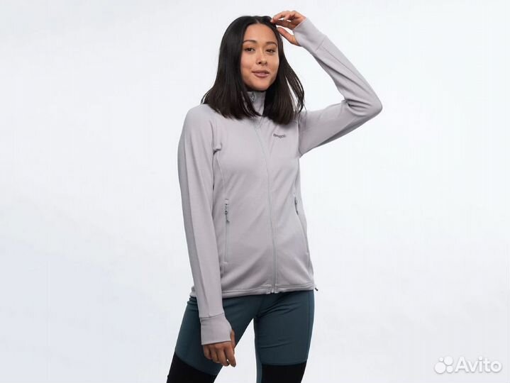 Куртка женская шерстяная Bergans Ulstein Wool сер