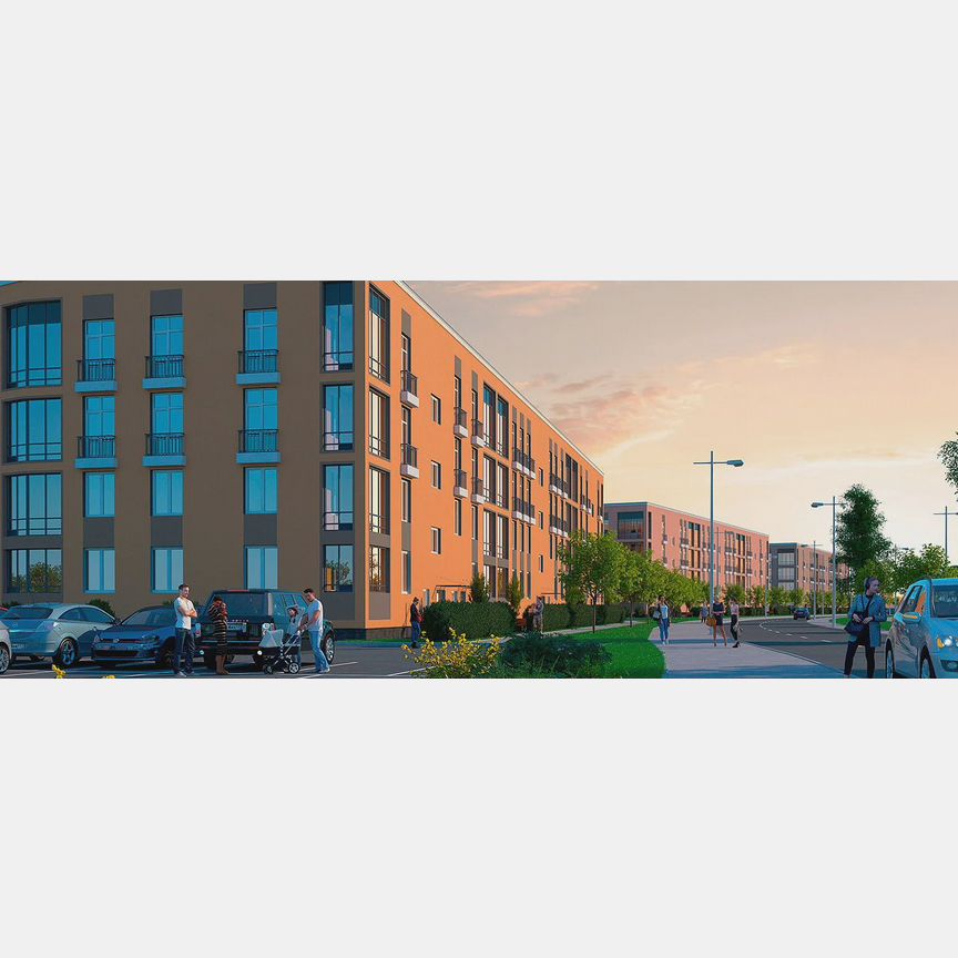 2-к. квартира, 59,4 м², 1/4 эт.