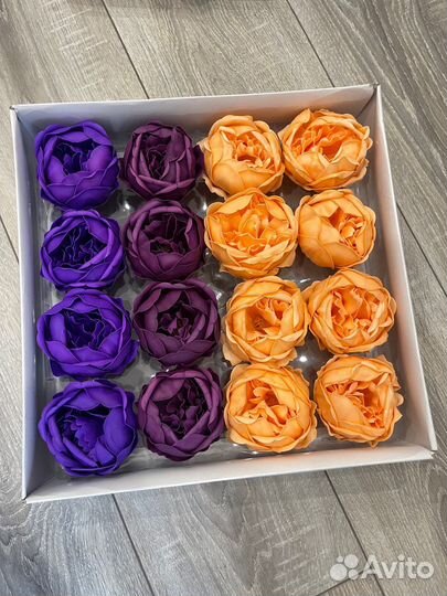 Мыльные пионы из мыла