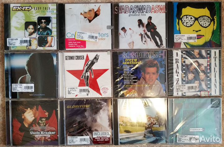 CD фирменные запечатанные Rock Jazz House Hip-hop