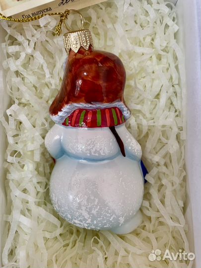 Елочные игрушки ариель снеговик почтальон