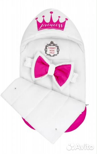 Конверт на выписку для девочки демисезонный