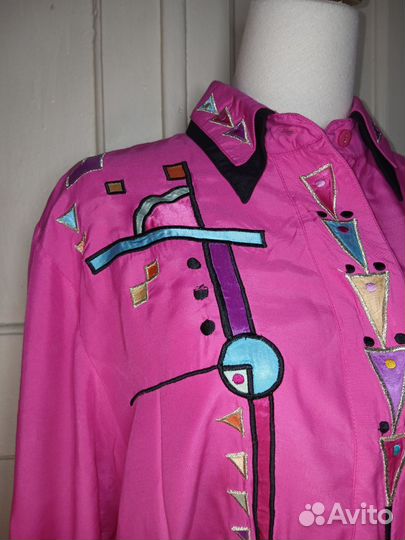 Винтажная рубашка женская