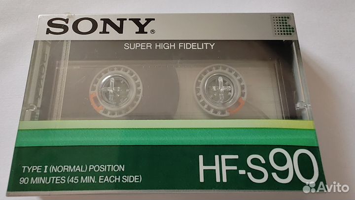 Аудиокассета Sony HF-S90, Japan
