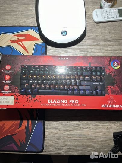 Игровая клавиатура dexp blazing pro