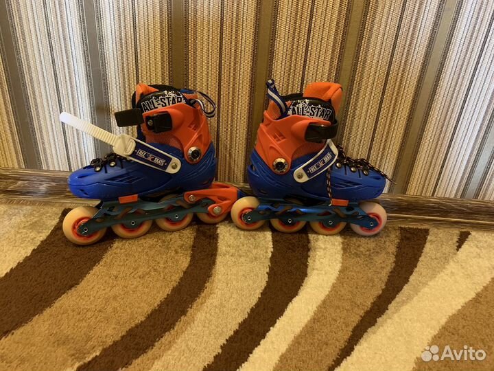 Роликовые коньки детские защита в подарок