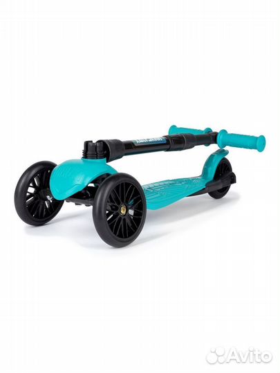 Самокат детский baby бирюзовый