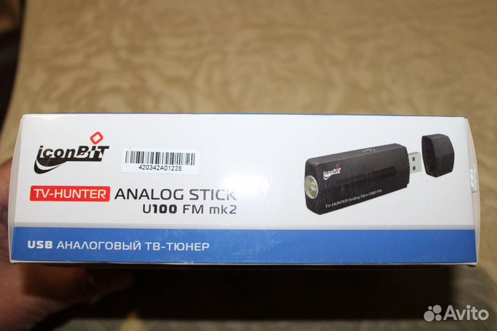 USB тв-тюнер iconbit Analog Stick U100 FM mk2