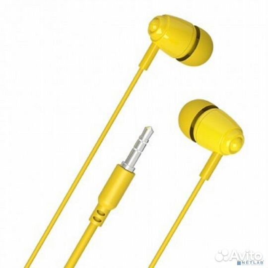 Perfeo наушники внутриканальные alto желтые PF C31