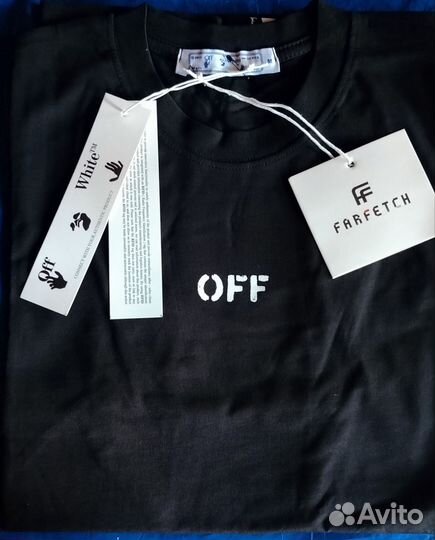 Футболка Off white черный