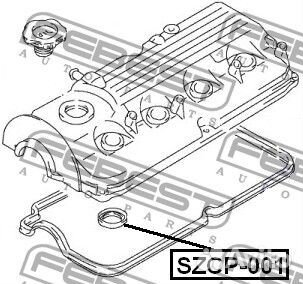 Szcp001 Кольцо уплотнительное свечного колодца