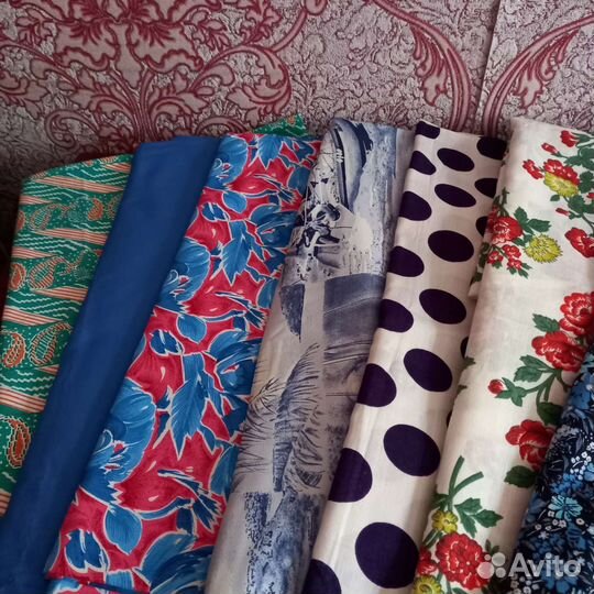 Отрез ткани поплин,штапель СССР