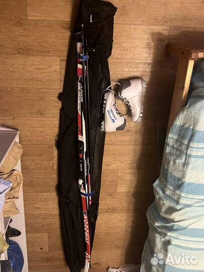 Комплект Беговые лыжи 160 см с ботинками