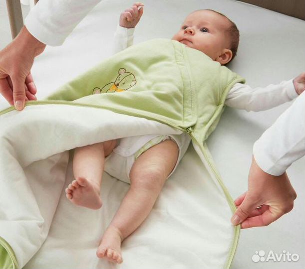 Спальник кокон детский 0-6 мес