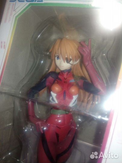 Аниме фигурка Аска в красном комбинезоне