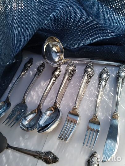 Столовые приборы из мельхиора 