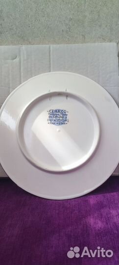 Декоративная тарелка cearco 24к