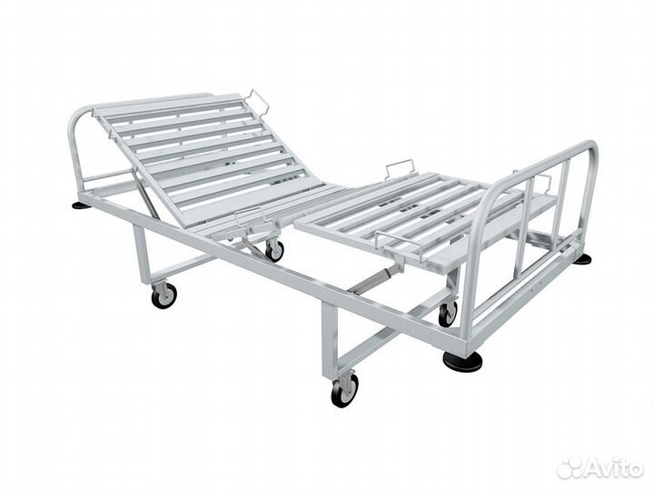 Кровать медицинская на колёсах для лежачих больных