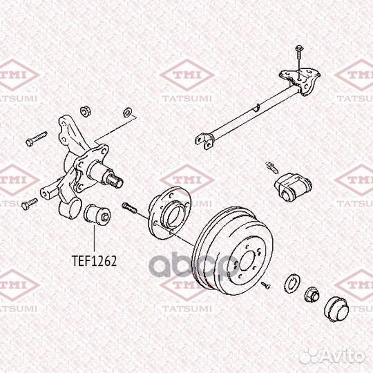 Сайлентблок цапфы зад toyota Camry 92- C93