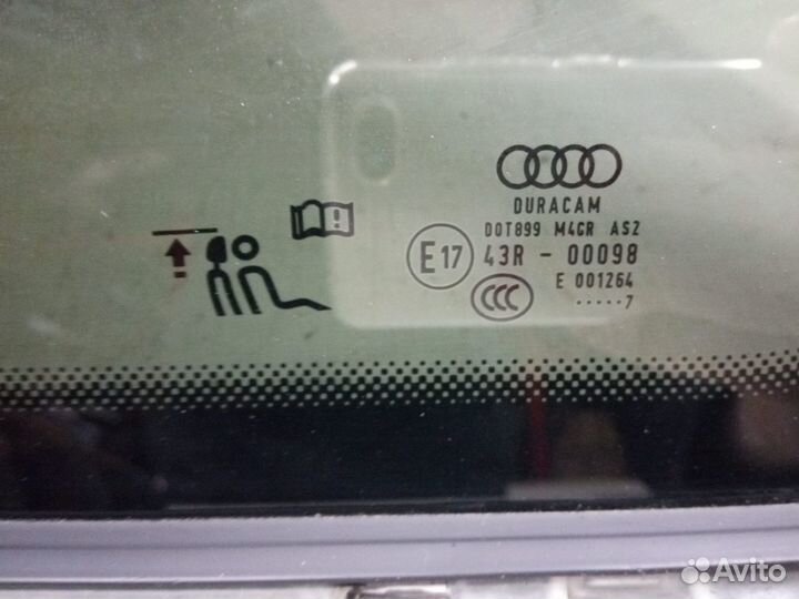 Стекло кузова заднее правое Audi A5 F5 2016