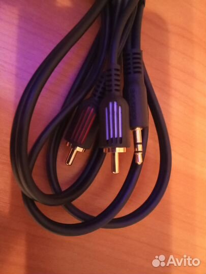 Кабель jack 3,5 2 RCA 1,5M