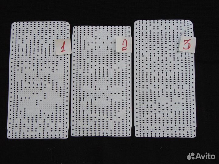 Перфокарты для вязальной машины Тойота