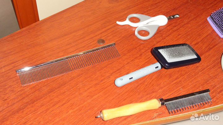 Комплект расчесок для кошек-собак-7 предметов