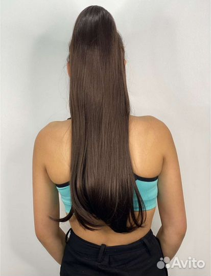 Хвост шиньон на крабе