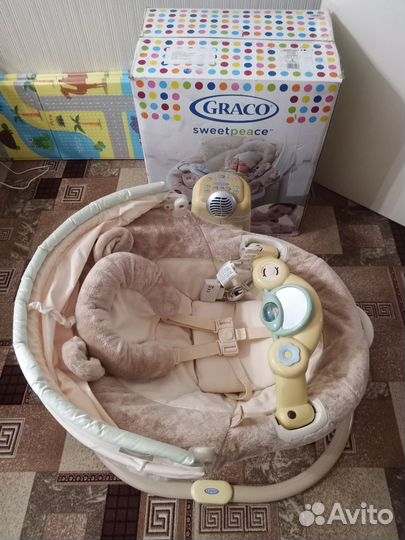 Детские электрические качели graco