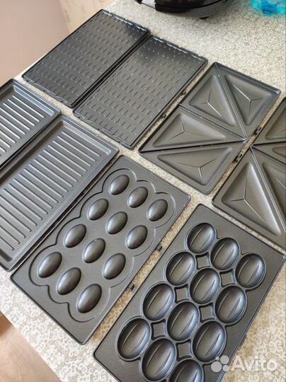 Мультипекарь вафельница 5в1 полярис