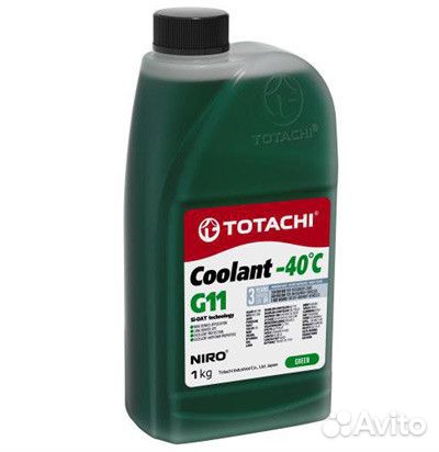 Антифриз Totachi Niro Coolant G11 (Зеленый) -40C 5