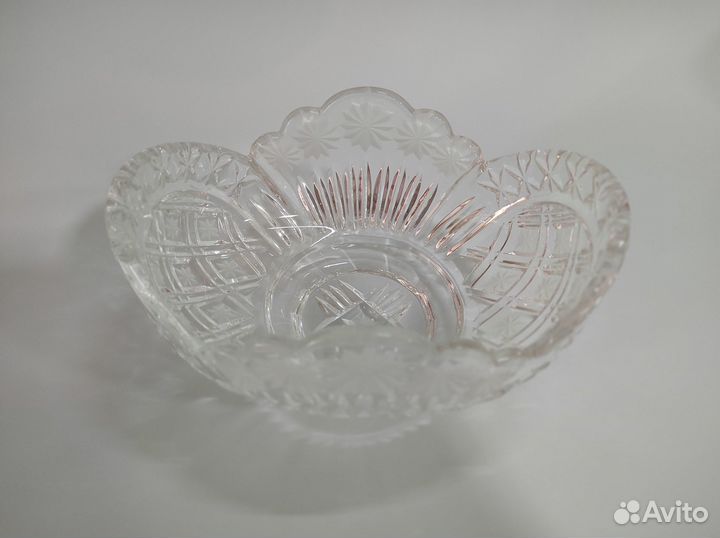 Салатник хрустальный СССР