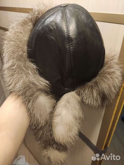 Шапка ушанка женская
