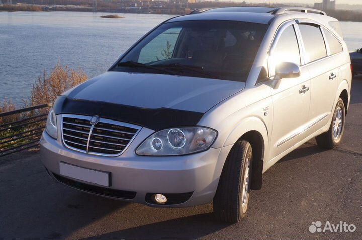 Ветровики, Дефлектор капота Ssang Yong rodius С 20