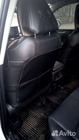 Чехлы-накидки на сиденья, 2 шт. Алькантара