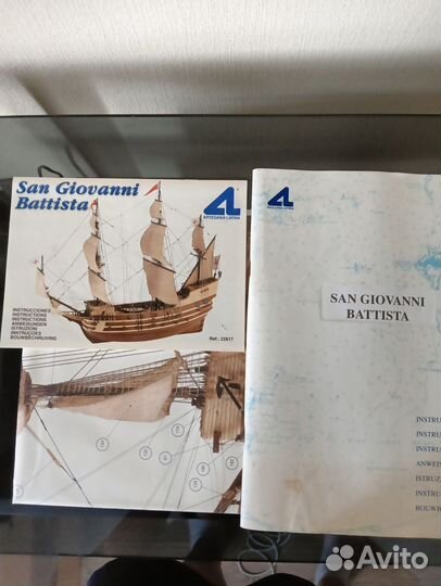 Сборная модель корабля из дерева