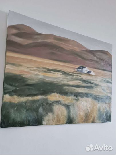 Картина масло холст 60 на 70 см
