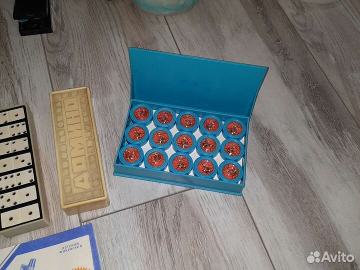 Юный натуралист, домино, шашки из СССР
