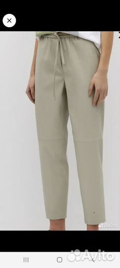 Брюки из экокожи lime, M