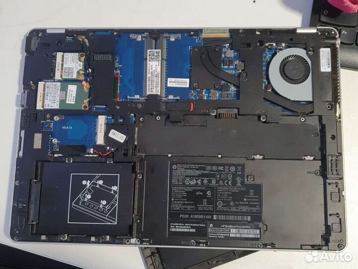 Hp elitebook folio 9470m разбор