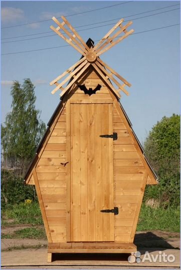 Дачный туалет с дельфином кял 296