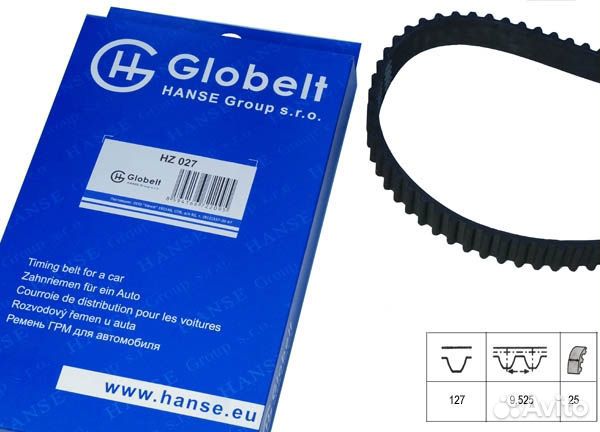 Ремень грм aveo, lacetti, lanos, nexia HZ027