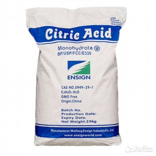 Лимонная кислота (25кг)