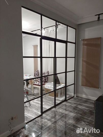 Лофт перегородки из стали