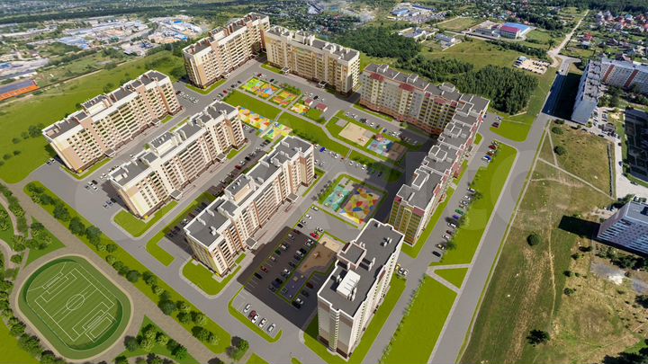 1-к. квартира, 40,2 м², 3/9 эт.